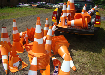Prejuízos podem chegar a R$ 30 mil com cones inutilizados