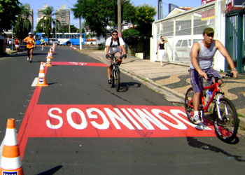 Ciclofaixas de Lazer: novo horário de operação