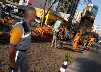 Vias do município com obras no fim de semana