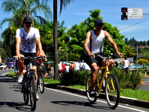 Ciclofaixas de Lazer abertas ao público durante o domingo, dia 21 de outubro