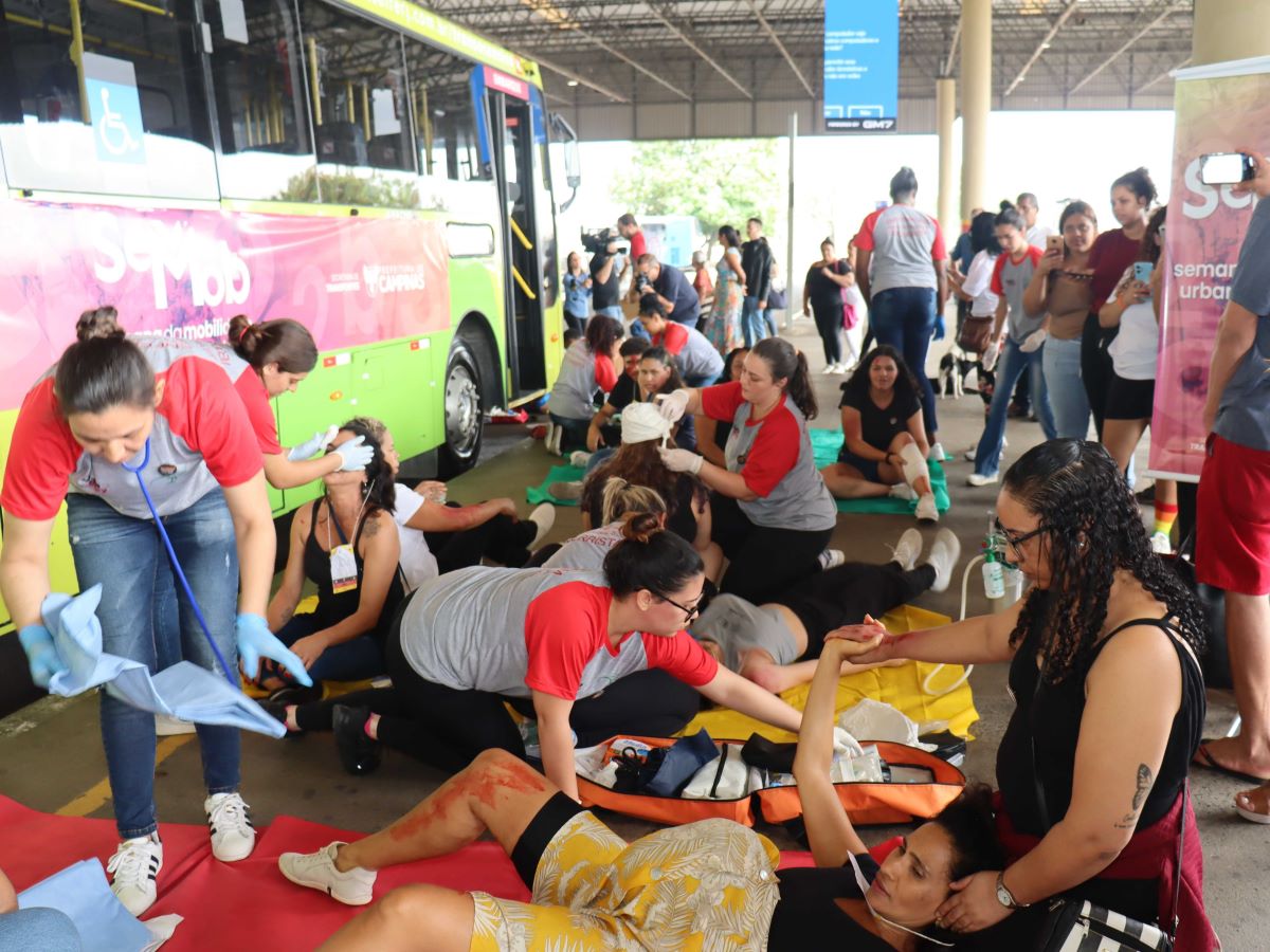 Simulado realizado em setembro/2023, no Terminal Ouro Verde.