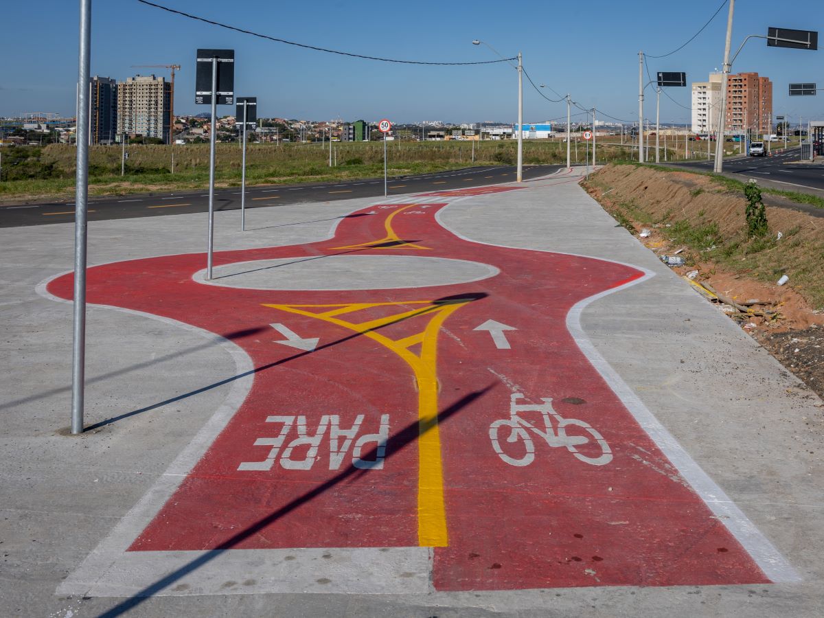 Prefeitura de Campinas inicia sinalização para indicar os sistemas cicloviários do município