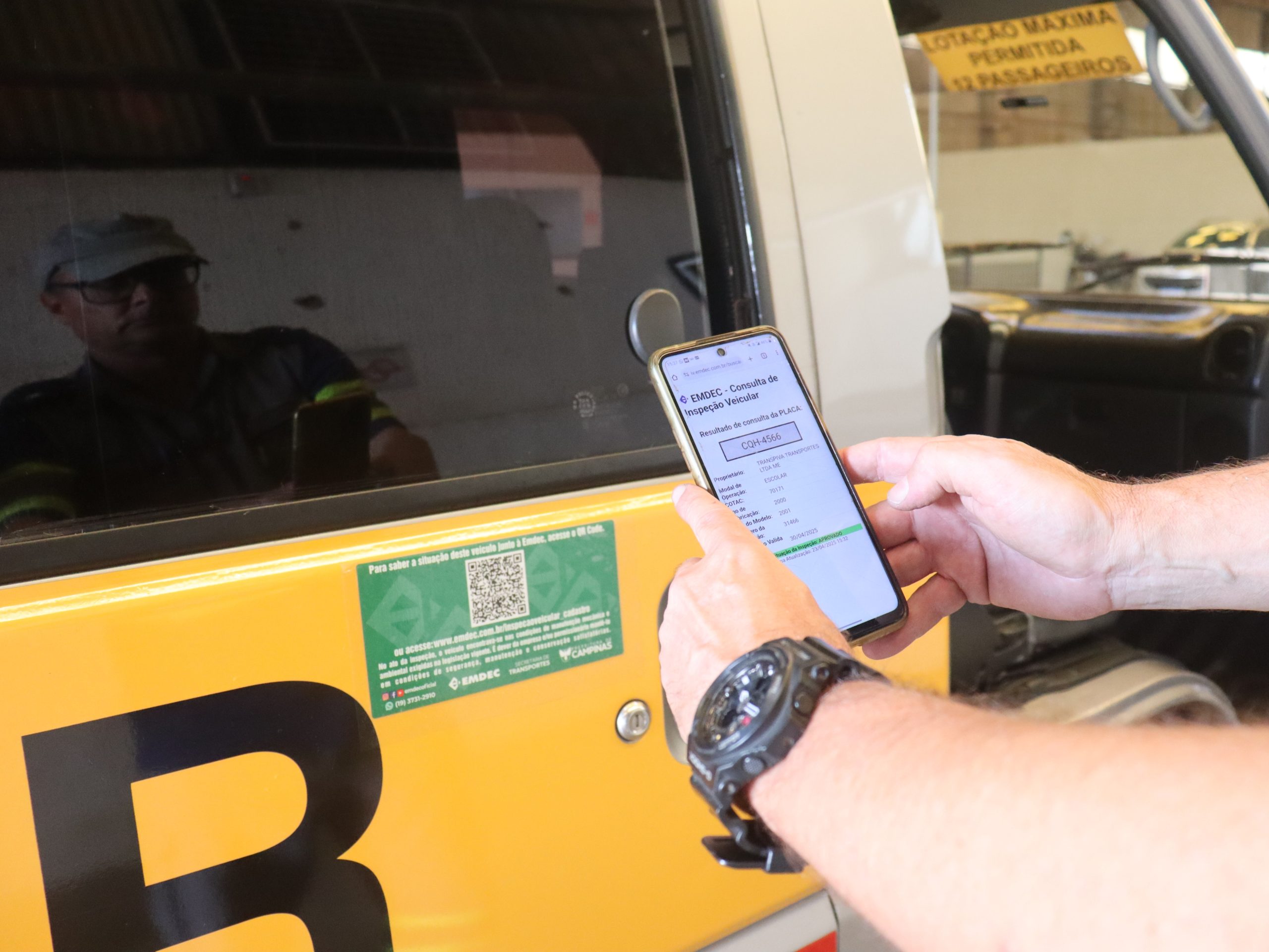 QR Code do transportador permite consultar regularidade da inspeção veicular