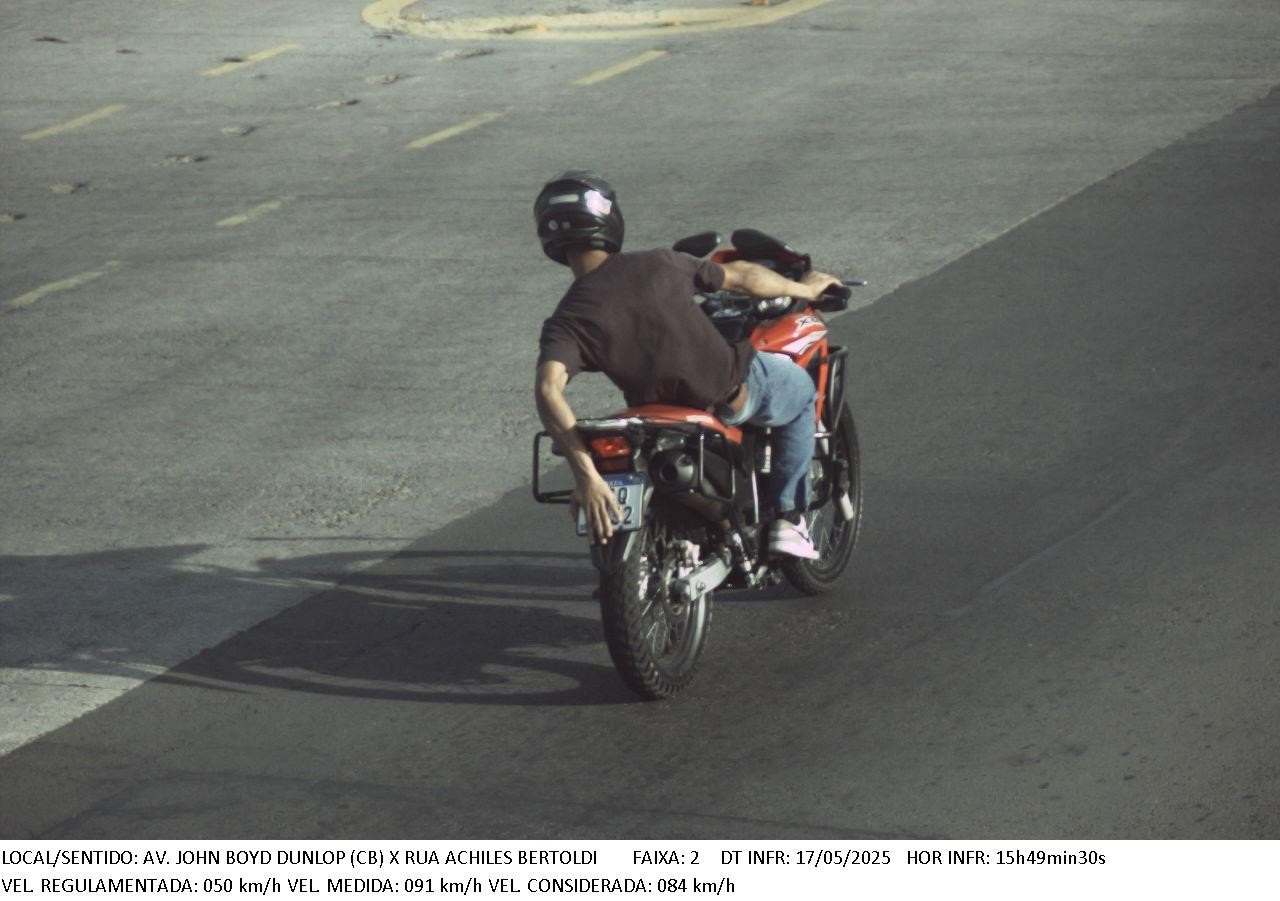 Velocidade e desrespeito à sinalização causaram mais de 40 mortes no trânsito; confira flagrantes