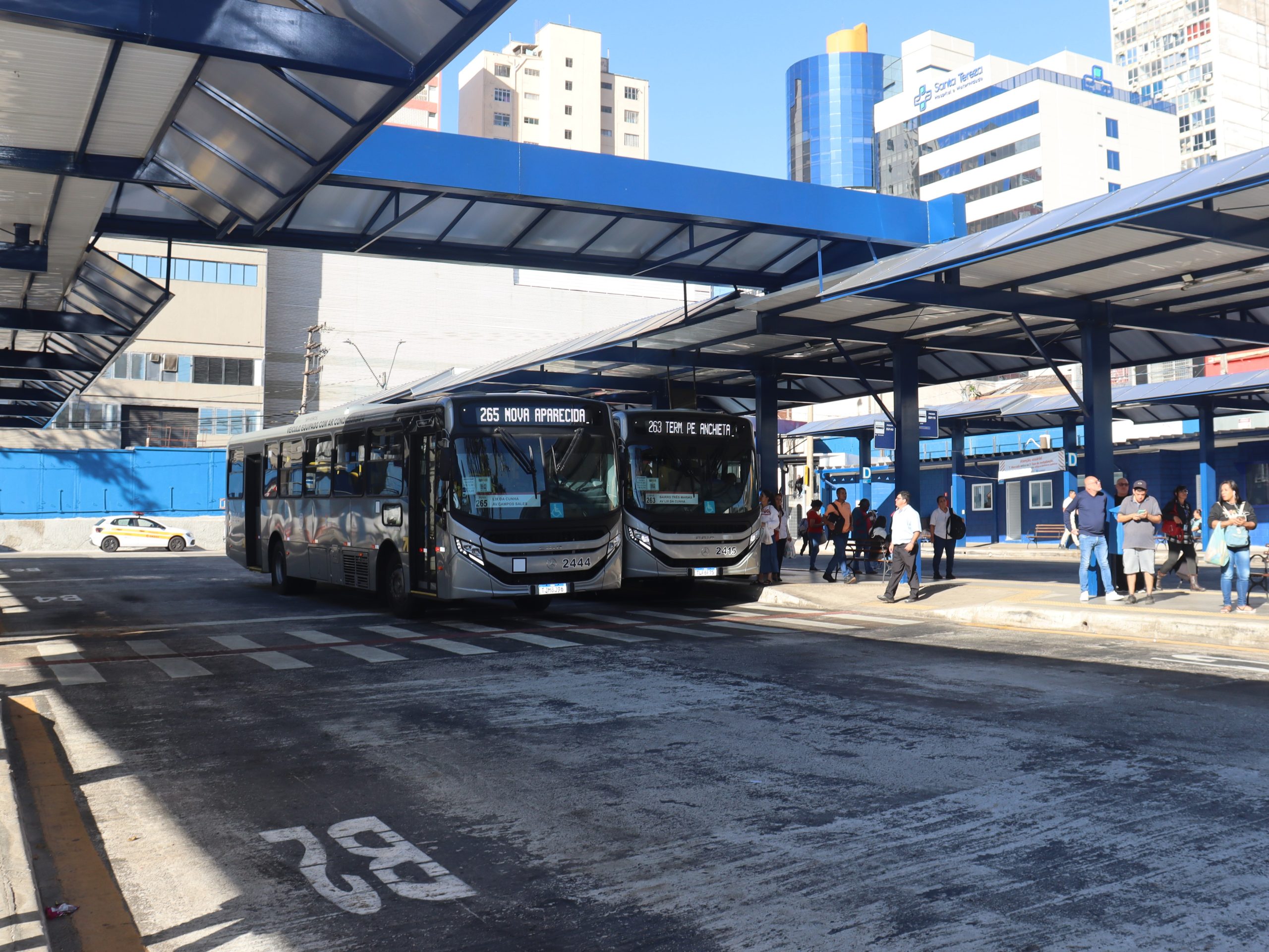 Mais sete novos ônibus já circulam na linha 263 (Padre Anchieta)