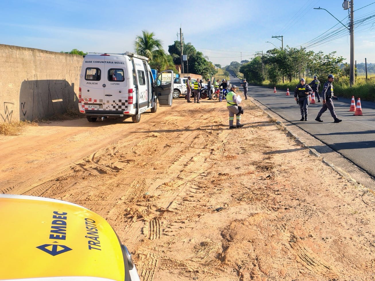 Mais de 100 blitze integradas em 2026: motos respondem por 54% das condutas de risco