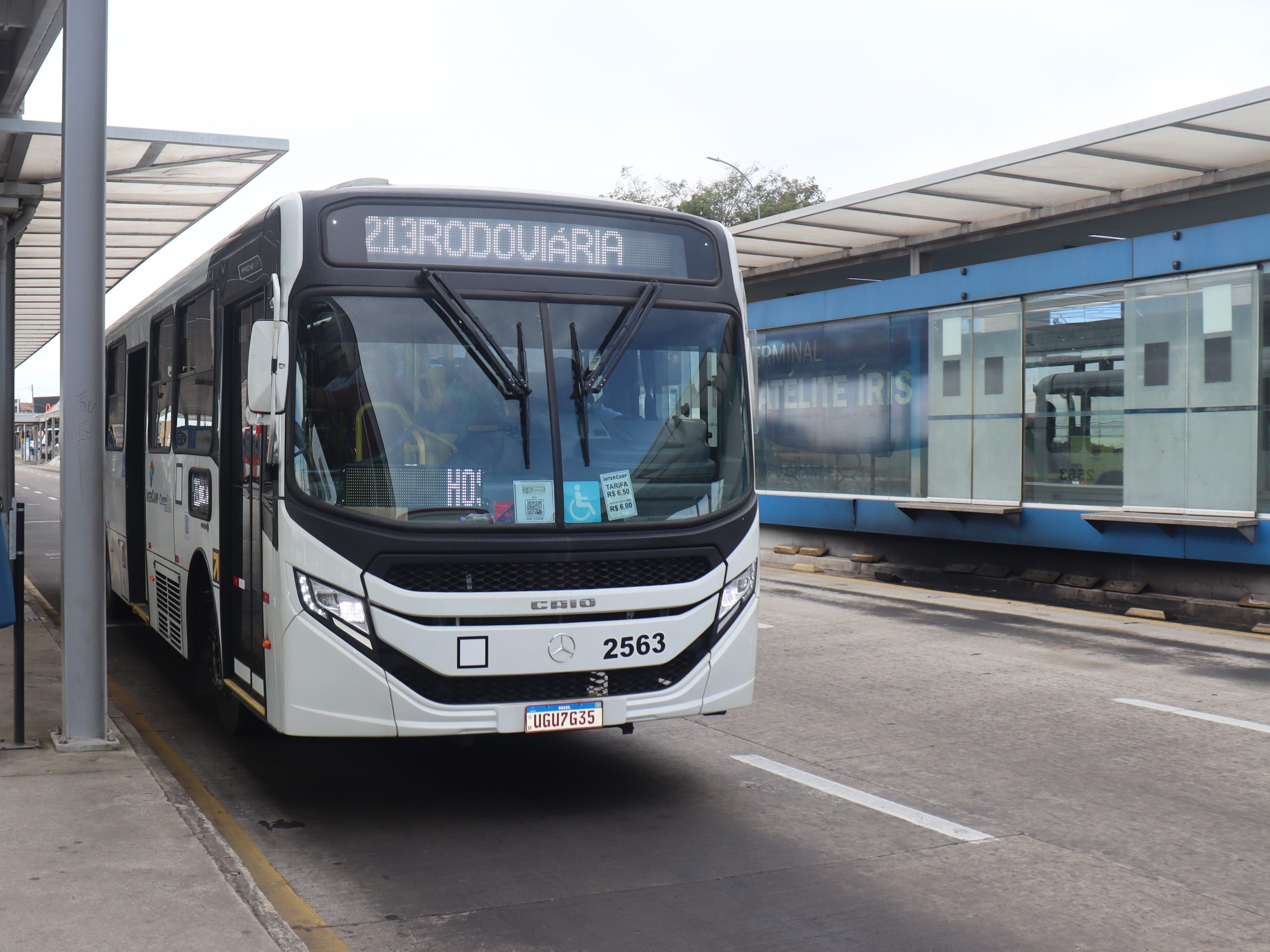Entre as linhas que tiveram a frota renovada, estão a 213 e 219, que atendem ao Terminal BRT Satélite Íris