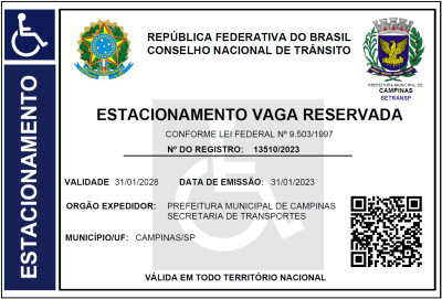 Credencial PCD